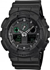 Casio G-Shock Mission Black GA-100MB-1A