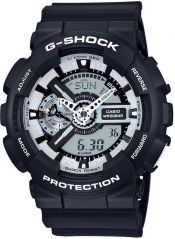 Casio G-Shock Black And White Series GA-110BW-1A